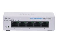 Cisco CBS110-5T-D-EU Unmanaged 5-port GE, Desktop, Ext PS - Slika 2