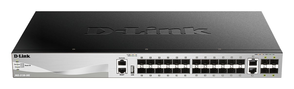D-Link DGS-3130-30S/E network switch Managed L3 10G Ethernet...