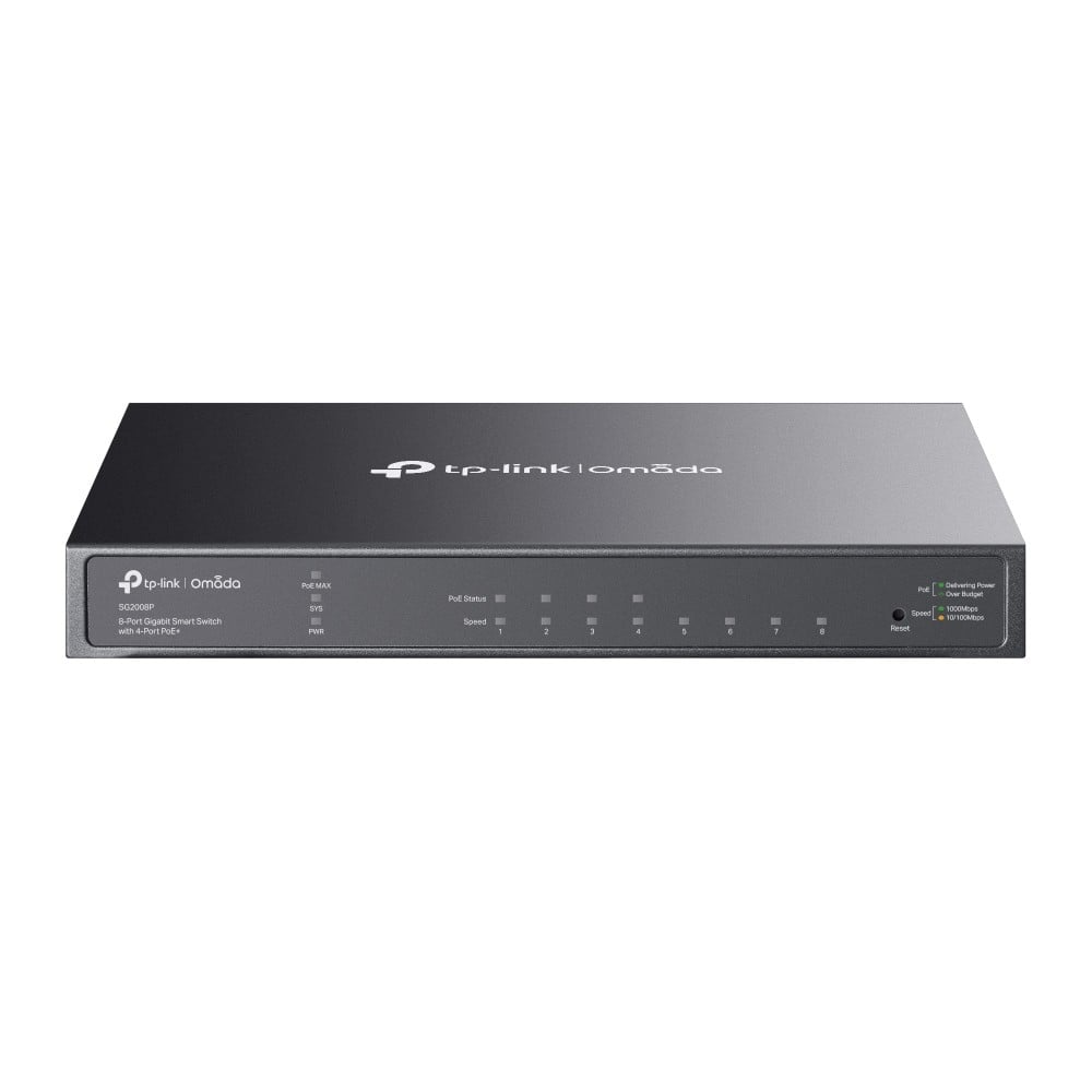 TP-Link SG2008P (TL-SG2008P) JetStream™ 8-Port Gigabit Smart...