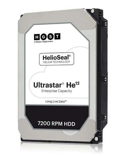 WD Ultrastar DC HC520 12TB 3.5 HDD SAS 512E SE 7200RPM Heliu...