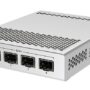 MikroTik CRS305-1G-4S+IN Managed Network Switch, 1x Gigabit Ethernet, 4x SFP+, PoE