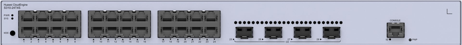 Huawei Switch S310-24T4S (24*GE ports, 4*GE SFP ports, AC po...