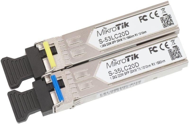 Mikrotik S-3553LC20D network transceiver module 1250 Mbit/s ...