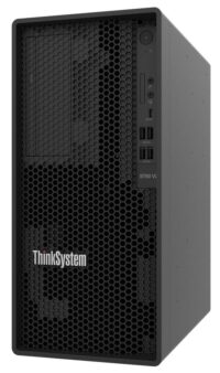 Lenovo ThinkSystem ST50 V2 Xeon E-2324G (4C 3.1GHz 8MB Cache/65W), SW RAID, 2x960GB Micron 5400 Pro SSD, 1x16GB, 500W 94% Efficiency, No DVD, 3 year