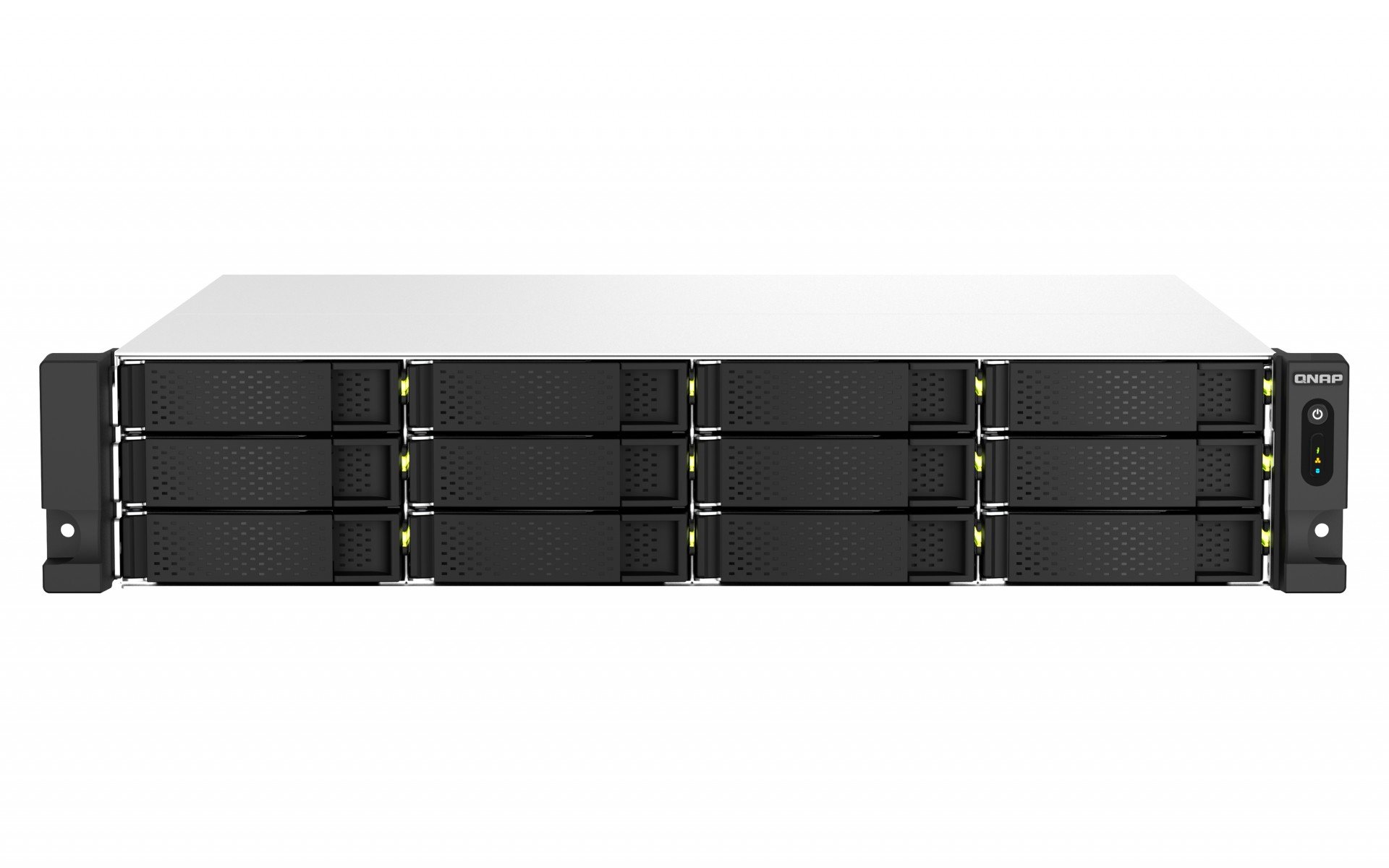 QNAP TS-1264U-RP NAS Rack (2U) Intel® Celeron® 8 GB DDR4 0 T...