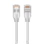 Ubiquiti UACC-Cable-Patch-EL-0.15M-W UniFi patch cable with translucent booted RJ45 and Etherlighting support when paired with UniFi Pro Max switching, 0.15 m, 