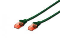 CAT 6 U-UTP patch cord, Cu, LSZH AWG 26/7, length 0.25 m, color green - Slika 2
