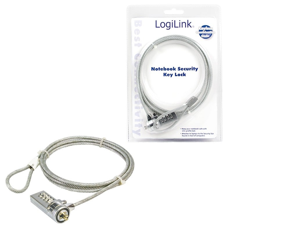 Notebook Security Lock w/ Combination – 1.5 m