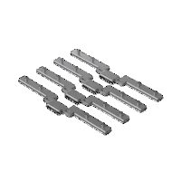 Ubiquiti UACC-Rack-Stacking-Kit Toolless Mini Rack Stacking Kit