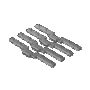 Ubiquiti UACC-Rack-Stacking-Kit Toolless Mini Rack Stacking Kit