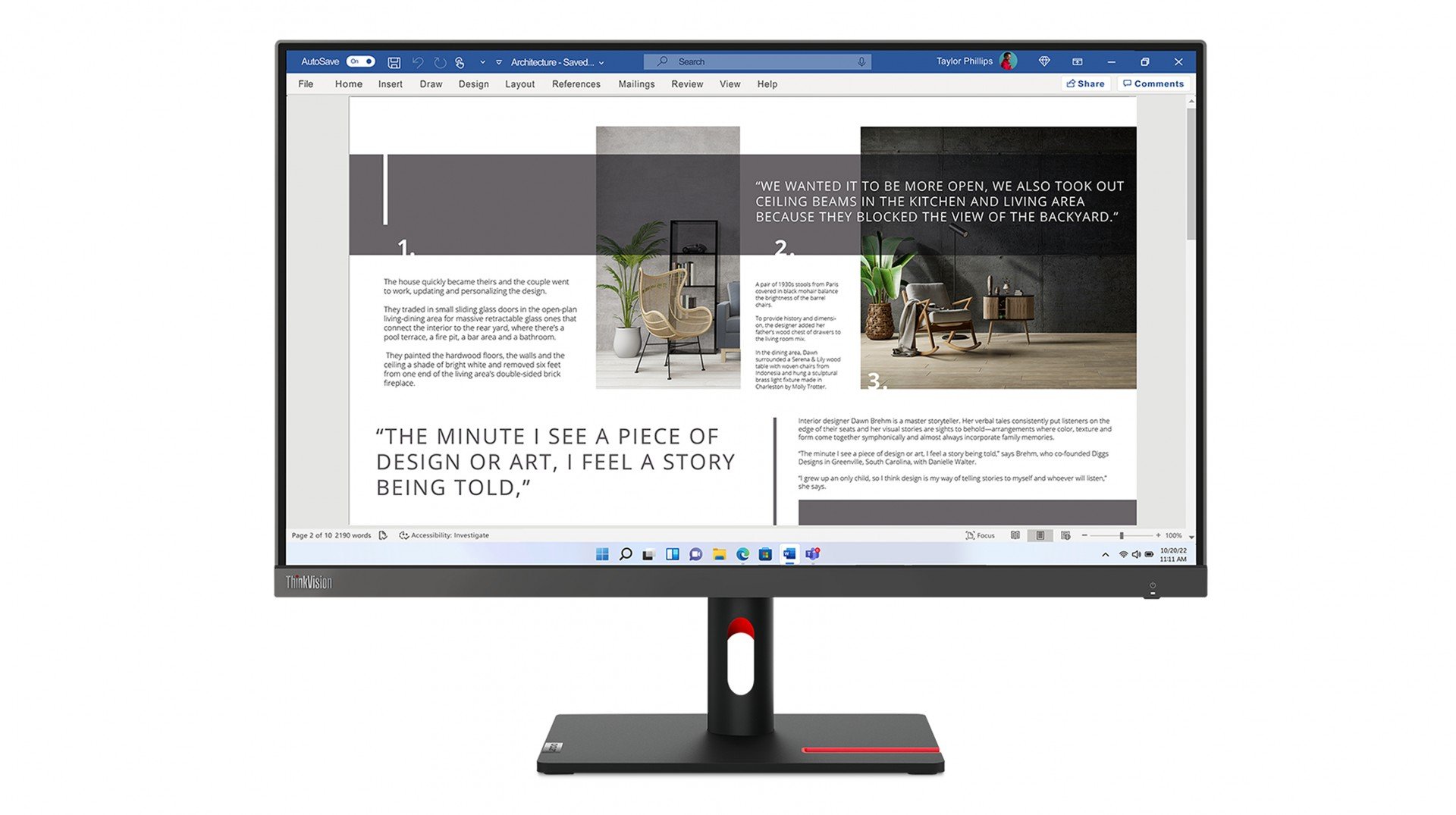 Lenovo ThinkVision S27i-30 LED display 27″ 1920 x 1080...