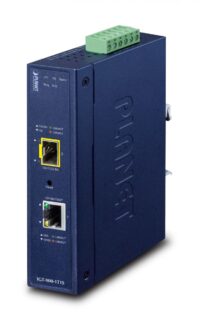 Planet IGT-900-1T1S IP30 Industrial 1-Port 10/100/1000T + 1-Port 100/1000/2500X SFP Full Managed Media Converter (-40 to 75 C, dual redundant power input on 9~4