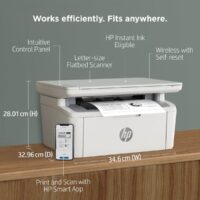 LaserJet MFP M140w Printer - Black and white - Printer for Small office - Print - copy - scan - Scan to email; Scan to PDF; Compact Size - Laser - Mono printing - Slika 7
