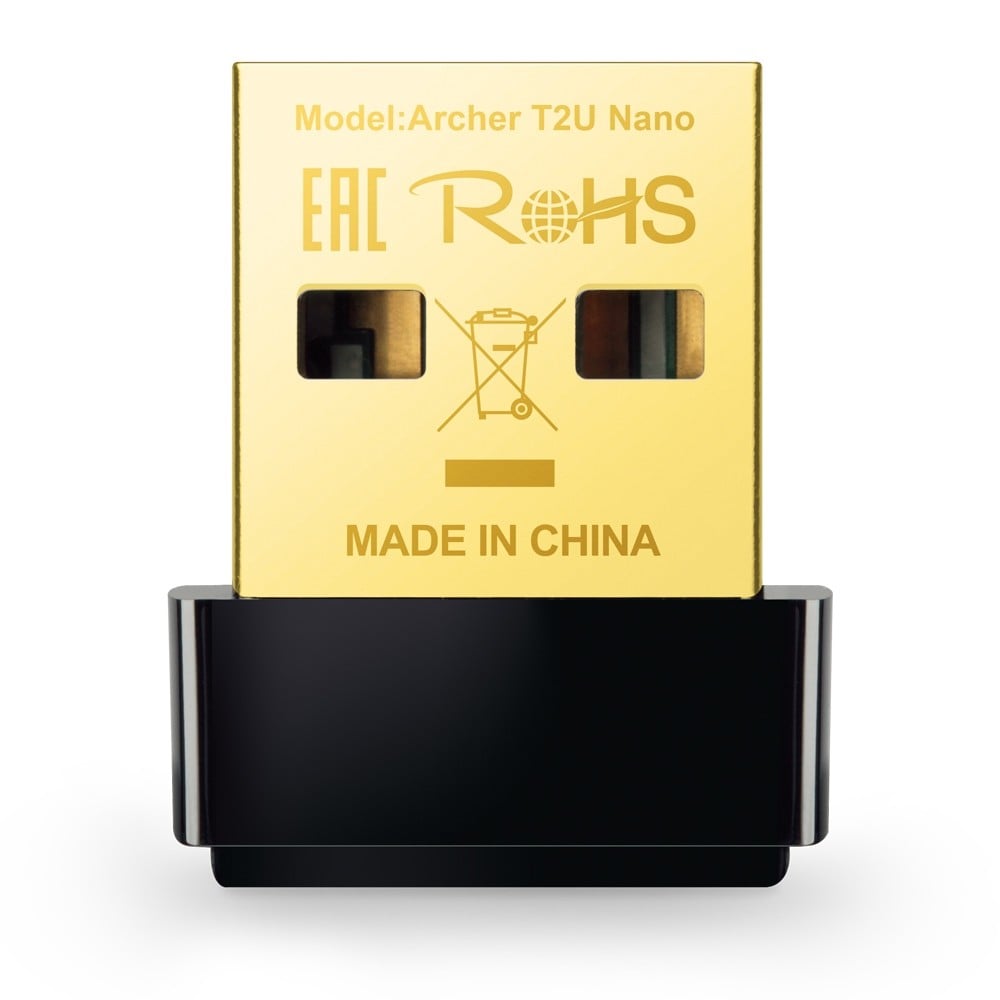 TP-Link Archer T2U Nano AC600 Nano Dual Band Wi-Fi USB Adapt...