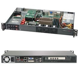 SUPERMICRO Chassis Black 1U SC510FT w/ 203W Power Supply RoH...