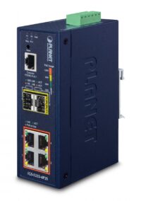 Planet IGS-5225-4P2S IP40 Industrial L2+/L4 4-Port 1000T 802.3at PoE + 2-Port 100/1000X SFP Full Managed Switch (-40 to 75 C, dual redundant power input on 48~5