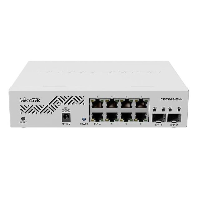 Mikrotik CSS610-8G-2S+IN network switch Gigabit Ethernet (10...