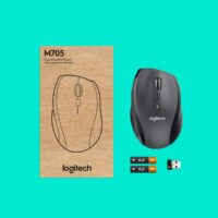 M705 MOUSE, FLORES, IN-HOUSE/EMS, NO LANG, EMEA, CHARCOAL - Slika 9
