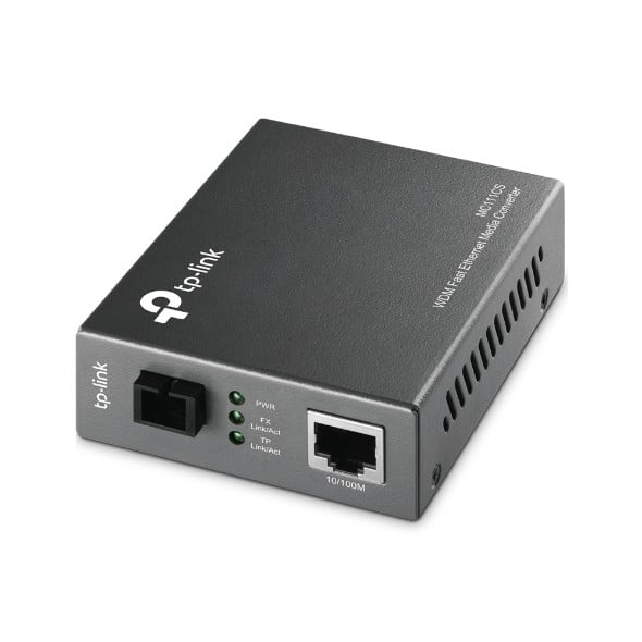 TP-Link MC111CS 10/100 Mbps RJ45 to 100 Mbps Single-mode SC WDM Bi-Directional Fiber Converter