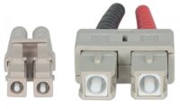 Intellinet Fiber Optic Patch Cable, OM3, LC/SC, 1m, Aqua, Duplex, Multimode, 50/125 µm, LSZH, Fibre, Lifetime Warranty, Polybag - Slika 3