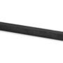 1U cable brush management panel open brush, color black (RAL 9005)