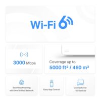 TP-Link Halo H80X(2-pack) AX3000 Whole Home Mesh Wi-Fi 6 System - Slika 5