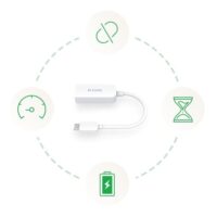 D-Link USB-C to 2.5G Ethernet Adapter DUB-E250 - Wired - USB Type-C - Ethernet - 2500 Mbit/s - White (DUB-E250) - Slika 5