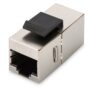 CAT 6 modular coupler, shielded RJ45 to RJ45, for panel connection