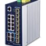 Planet IGS-6325-8T8S4X IP30 Industrial L3 8-Port 10/100/1000T + 8-port 1G/2.5G SFP + 4-Port 10G SFP+ Full Managed Switch (-40 to 75 C, dual redundant power inpu