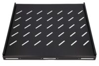 Extralink FIXED SHELF FOR 800MM DEPTH CABINET,19\" 500MMX1U, BLACK Rack shelf - Slika 2