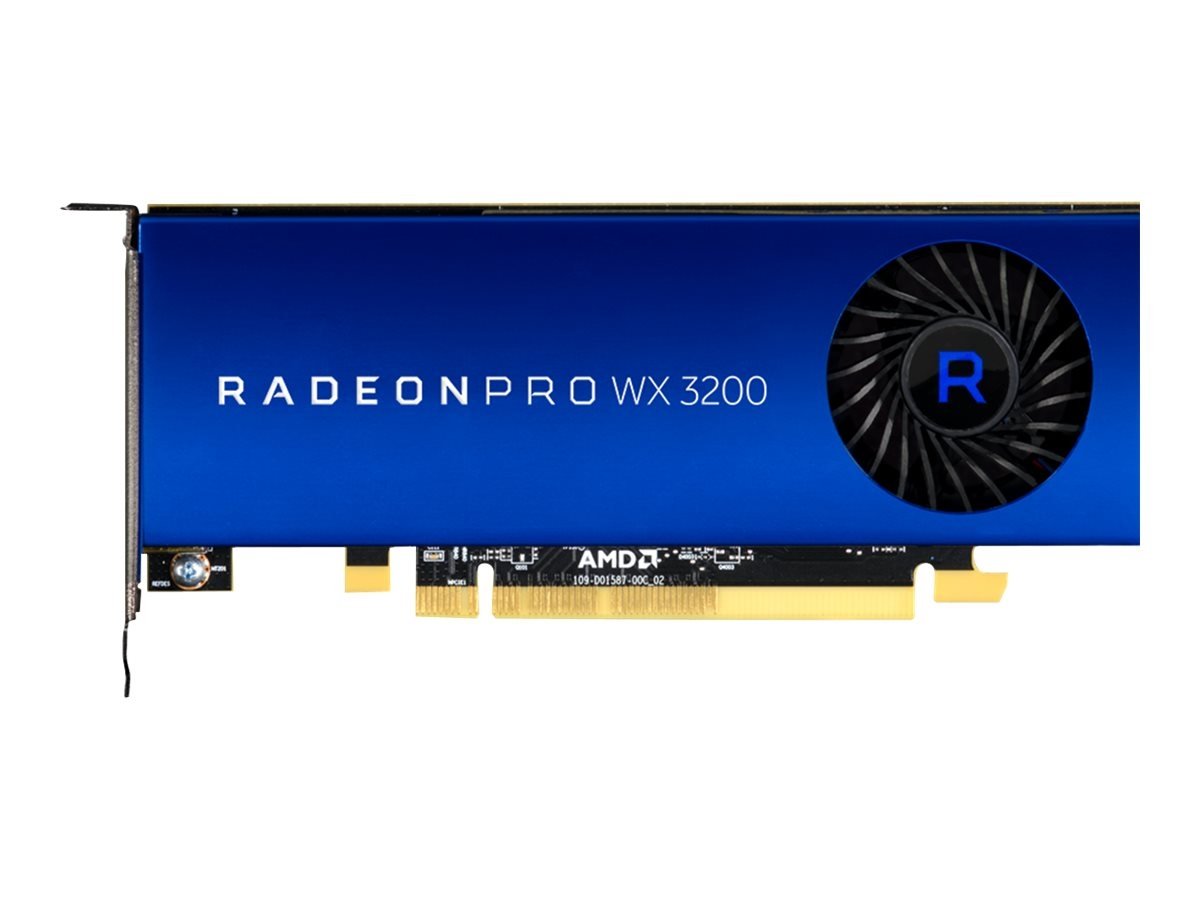 Graphic card AMD Radeon Pro WX 3200 4GB GDDR5, 4x Mini-Displ...