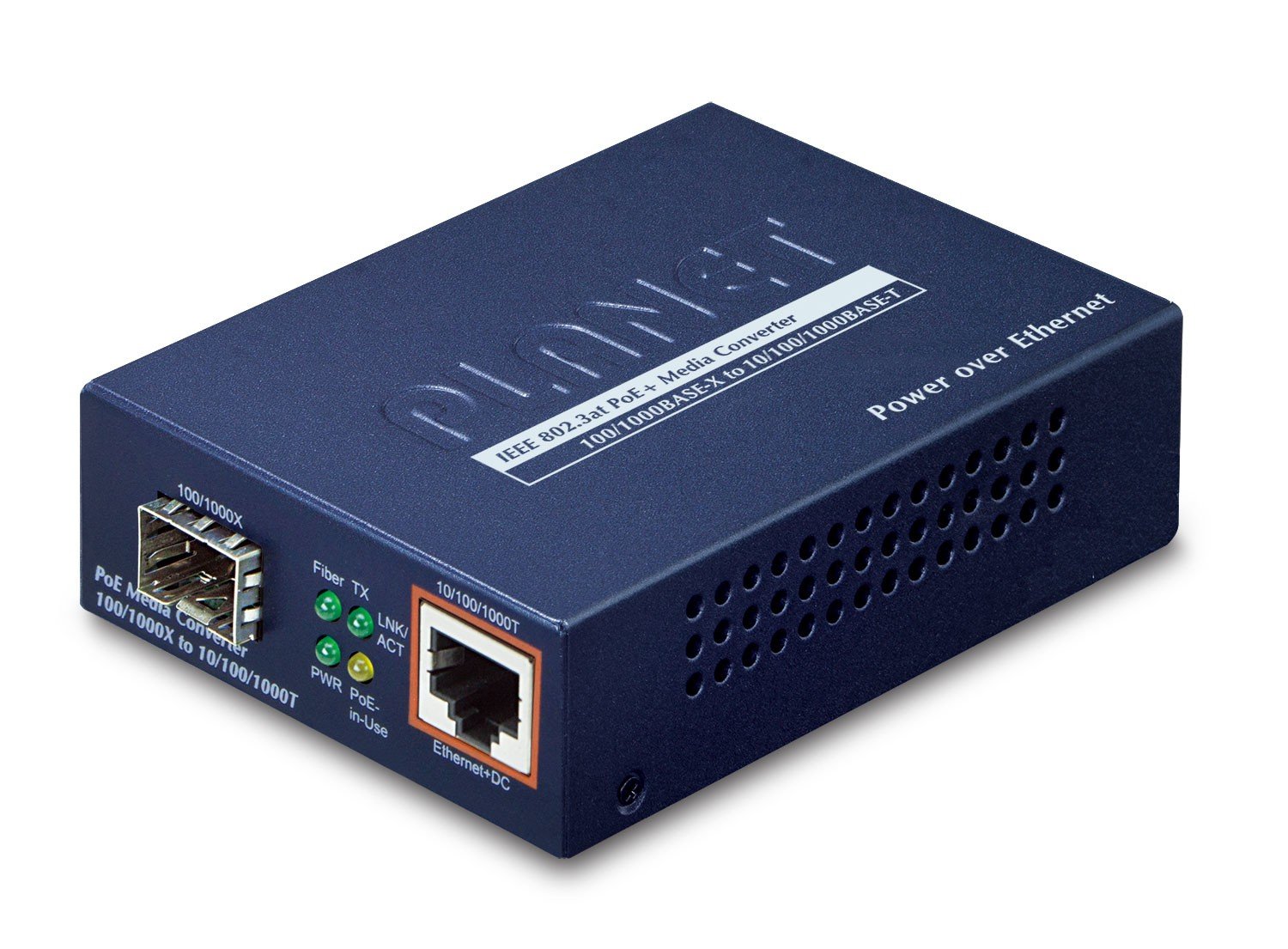 Planet GTP-805A IEEE802.3af/at PoE 10/100/1000Base-T to 100/...