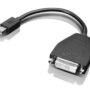 Lenovo 0B47090 video cable adapter 0.2 m Mini-DisplayPort SL-DVI Black