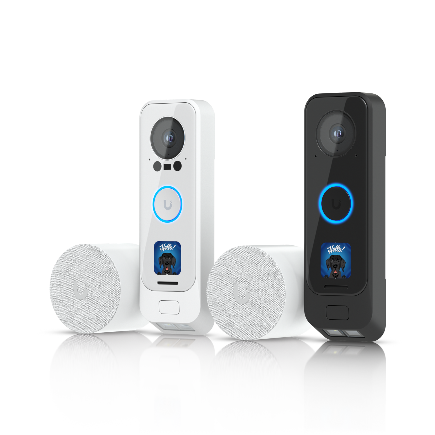 Ubiquiti UVC-G4 Doorbell Pro PoE Kit-White Dual-camera PoE d...