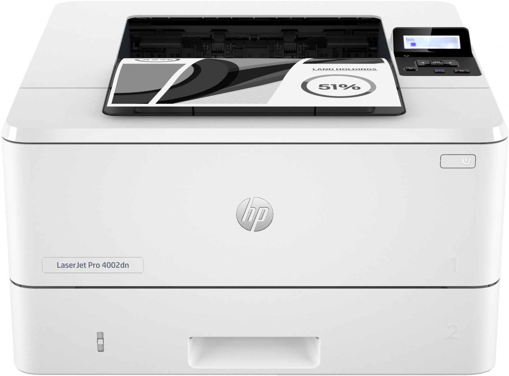 LaserJet Pro 4002dn Printer – Print – Two-sided printing; Fast first page out speeds; Energy Efficient; Compact Size; Strong Security – Laser – 1200 x 1200 DPI