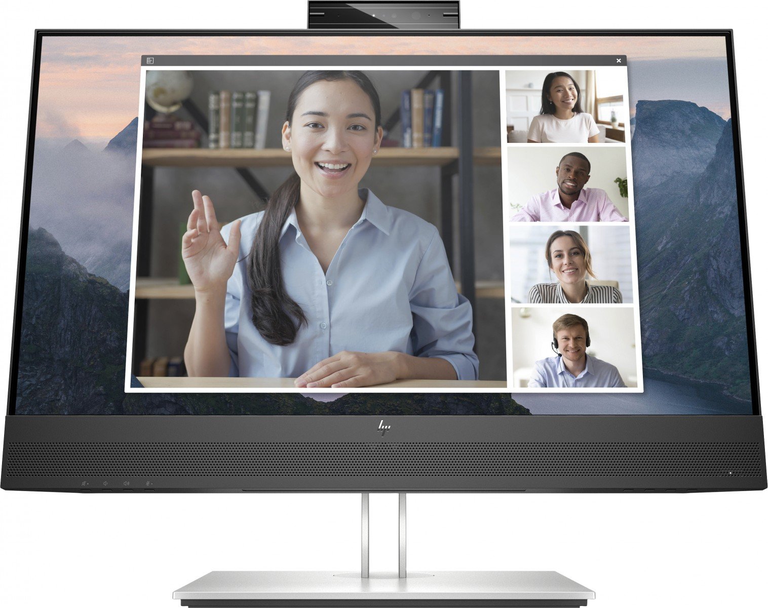 HP E24mv G4 60.5 cm (23.8″) 1920 x 1080 pixels Full HD Black, Silver