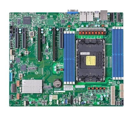 Supermicro MBD-X13SEI-F-B Motherboard with LGA4677 Socket, Intel Xeon Scalable Support, SATA, 10GbE, and M.2 Slot