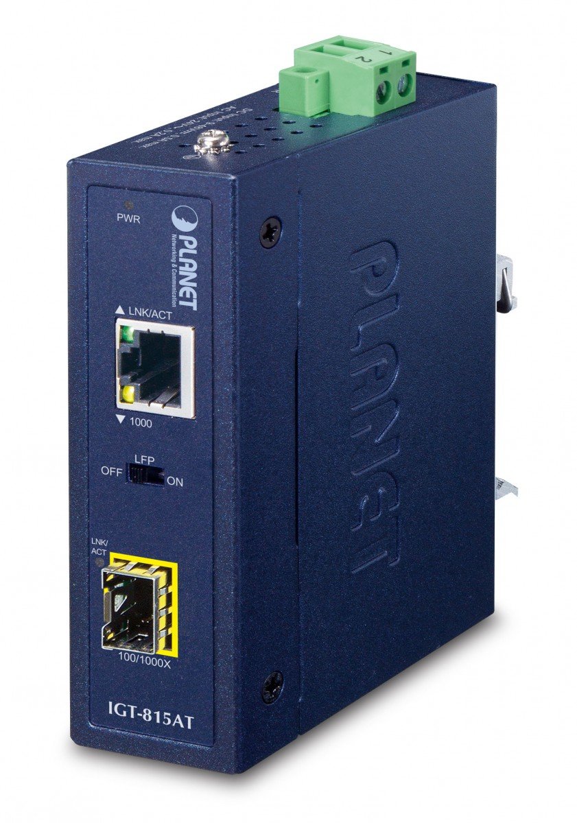 Planet IGT-815AT IP30 Compact size Industrial 100/1000BASE-X...