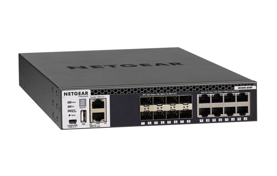 NETGEAR XSM4316S-100NES M4300-8X8F MANAGED SWITCH