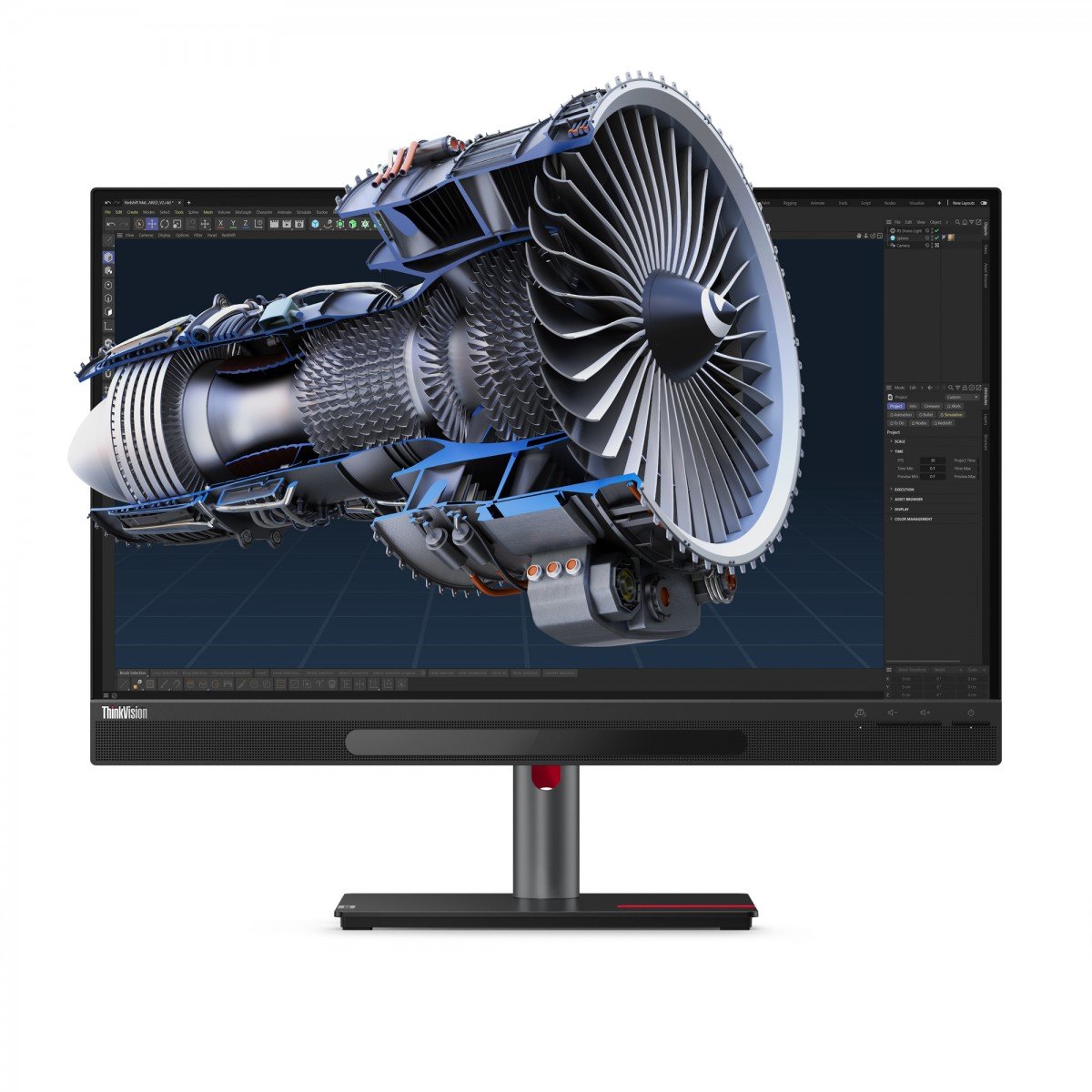Lenovo ThinkVision 27 3D LED display 27″ 3840 x 2160 pixels 4K Ultra HD Black