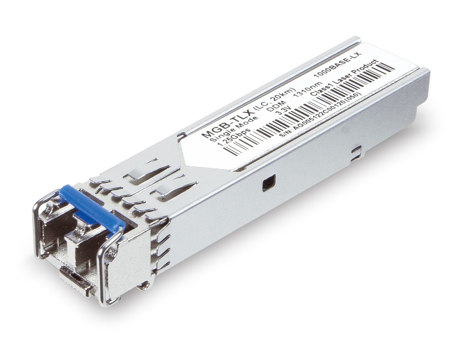 Planet MGB-TLX-10PCS SFP-Port 1000BASE-LX Transceiver (Single mode / 1310nm / DDM) – 20km, (-40~85°C), 10pcs in one package