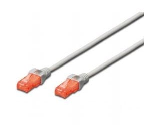 CAT 6, U-UTP patch cord, PVC AWG 26/7, length 20 m, color grey