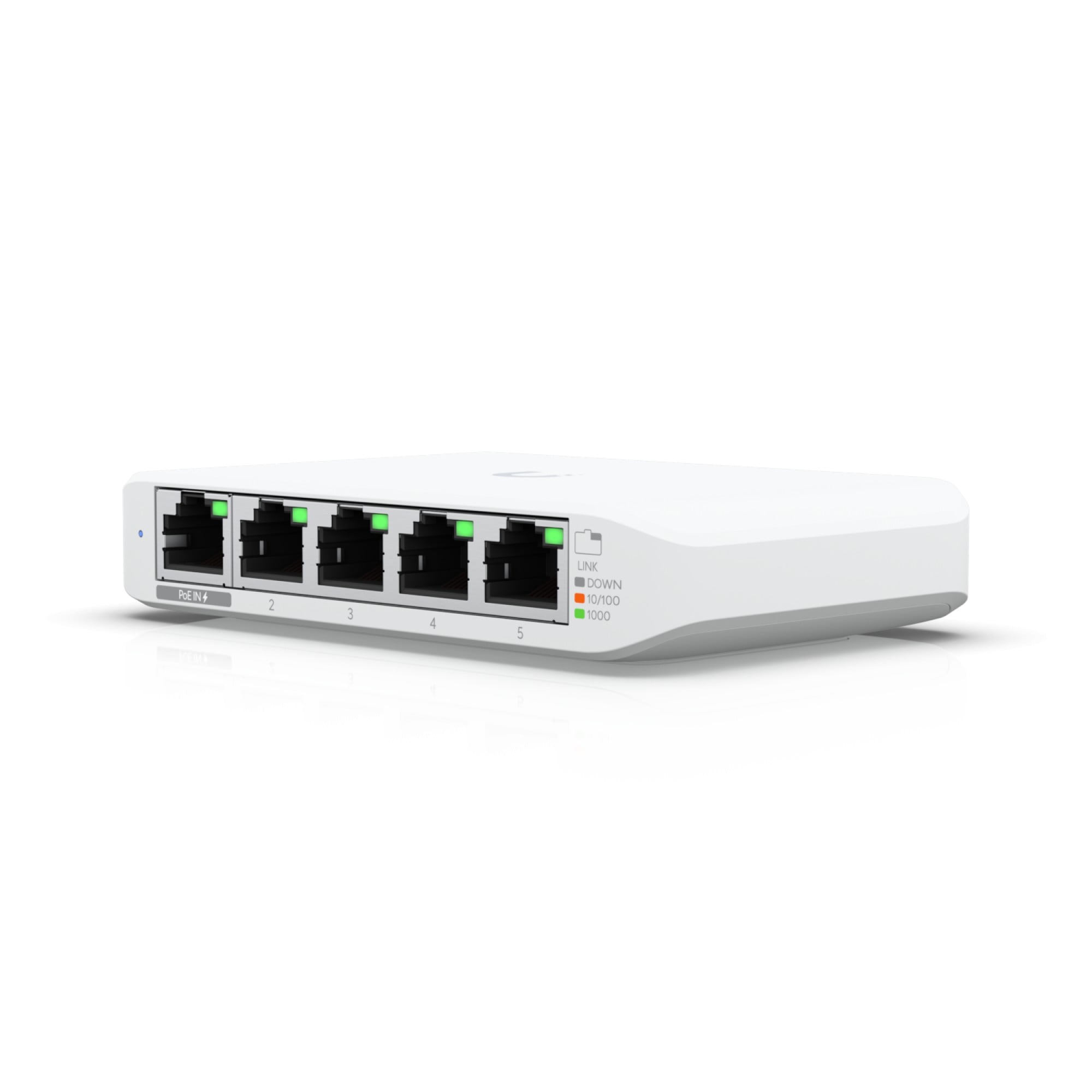 Ubiquiti Networks UniFi USW Flex Mini Managed Gigabit Ethernet (10/100/1000) Power over Ethernet (PoE) White (USW-FLEX-MINI)
