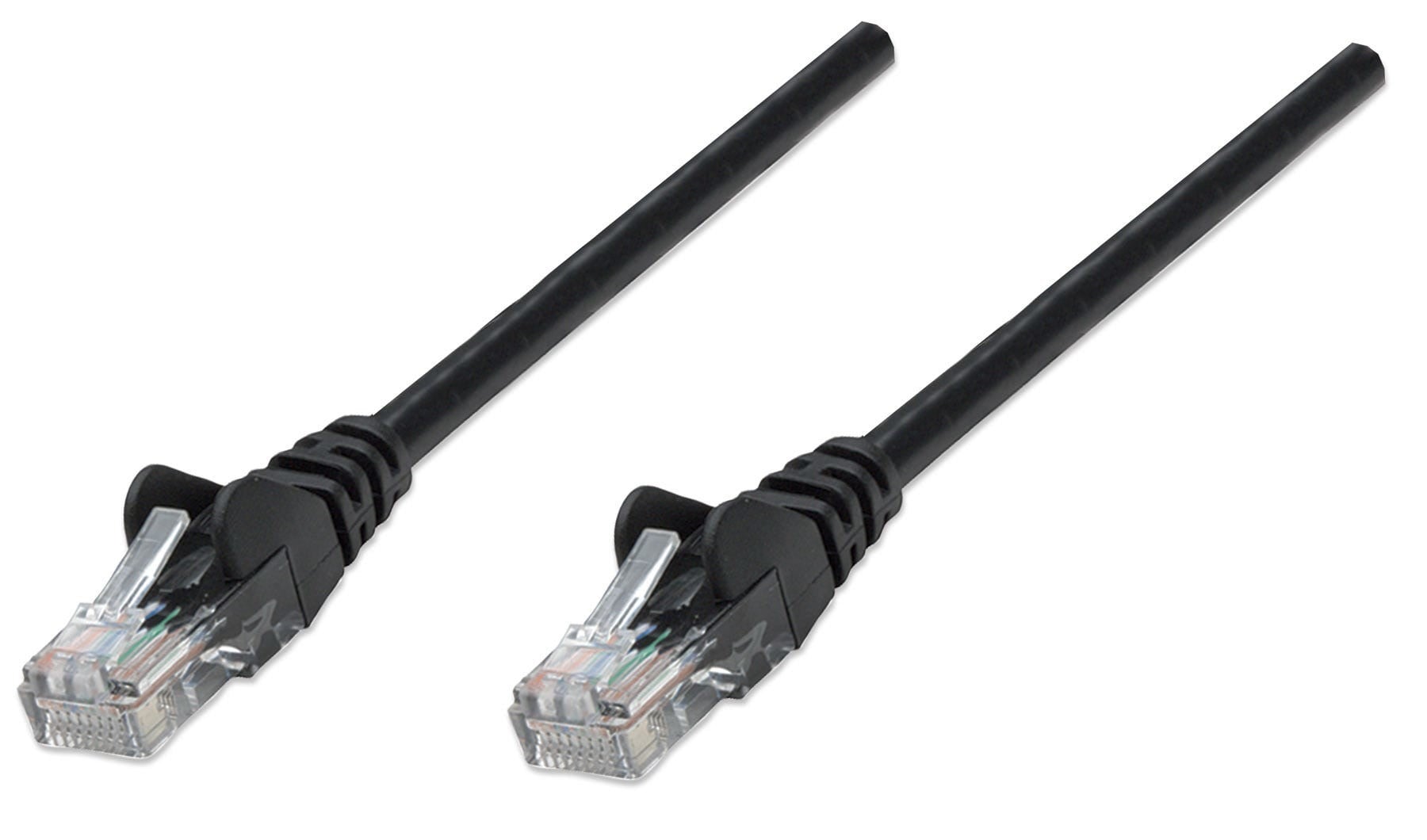 INTELLINET Patchkabel Cat6A CU S/FTP LSOH 0.25m schwarz