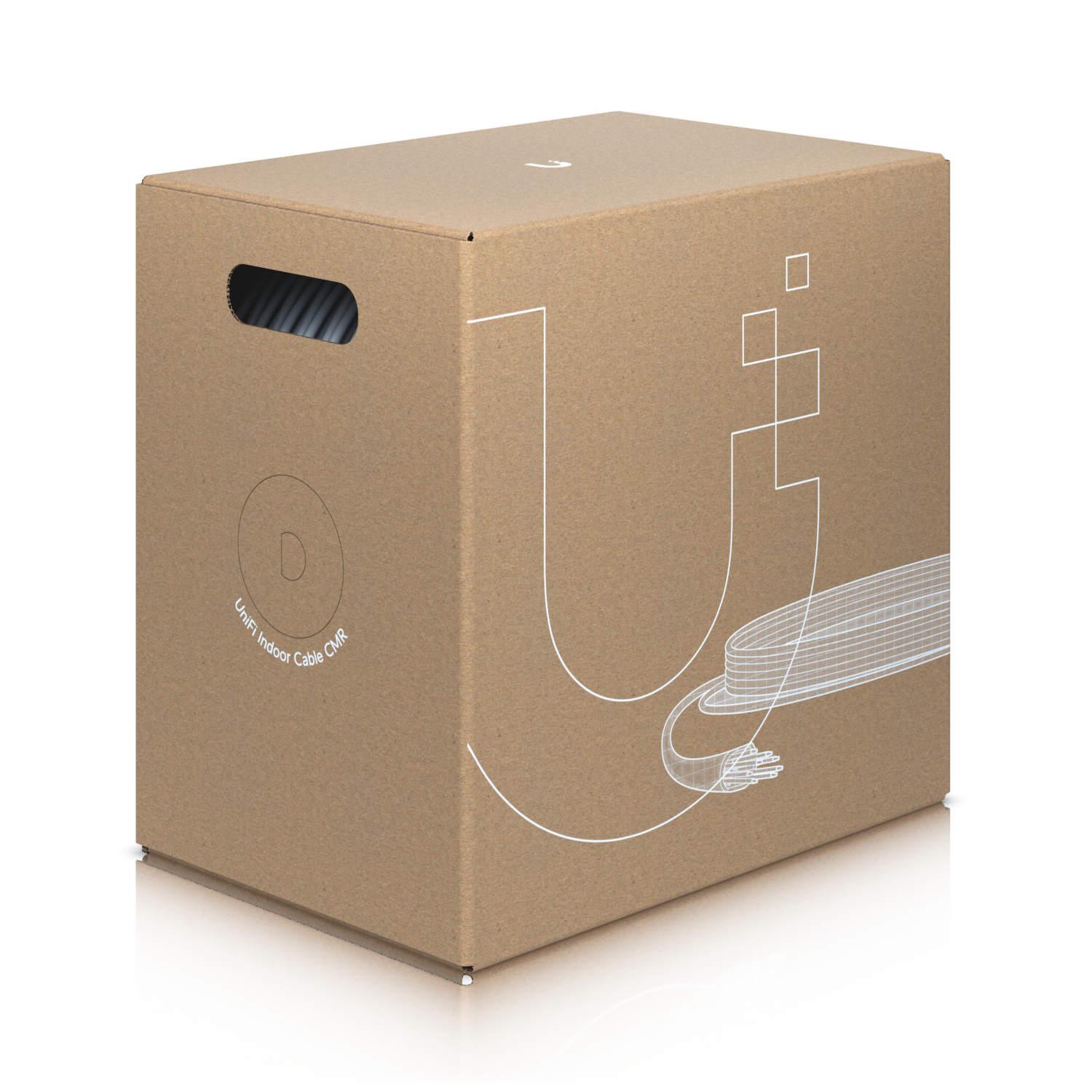 Ubiquiti Networks U-Cable-C6-CMR networking cable White 305 m Cat6 U/UTP (UTP)