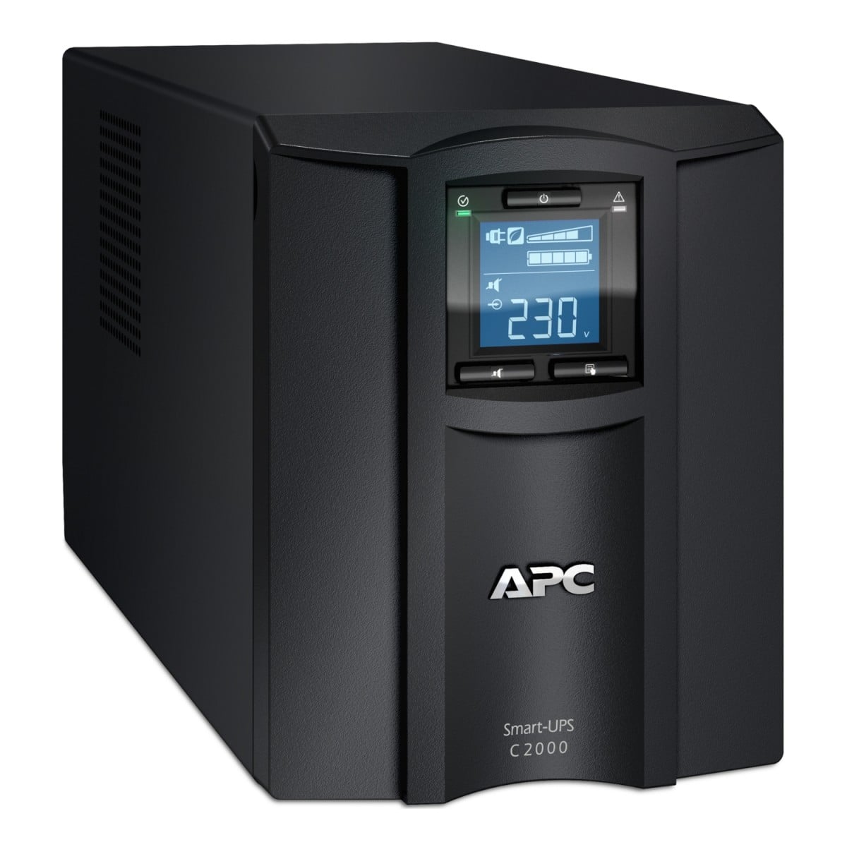 APC SMART-UPS C 2000VA LCD 230V APC SMART-UPS C 2000VA LCD – ONDULEUR – CA 230 V – 1300 WATT – 2000 VA – USB – CONNECTEURS DE SORTIE : 7 – NOIR