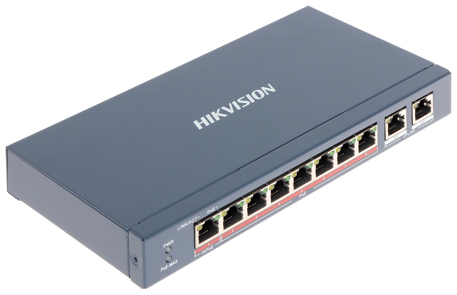 Hikvision DS-3E0310HP-E 8 Port Fast Ethernet Unmanaged POE Switch