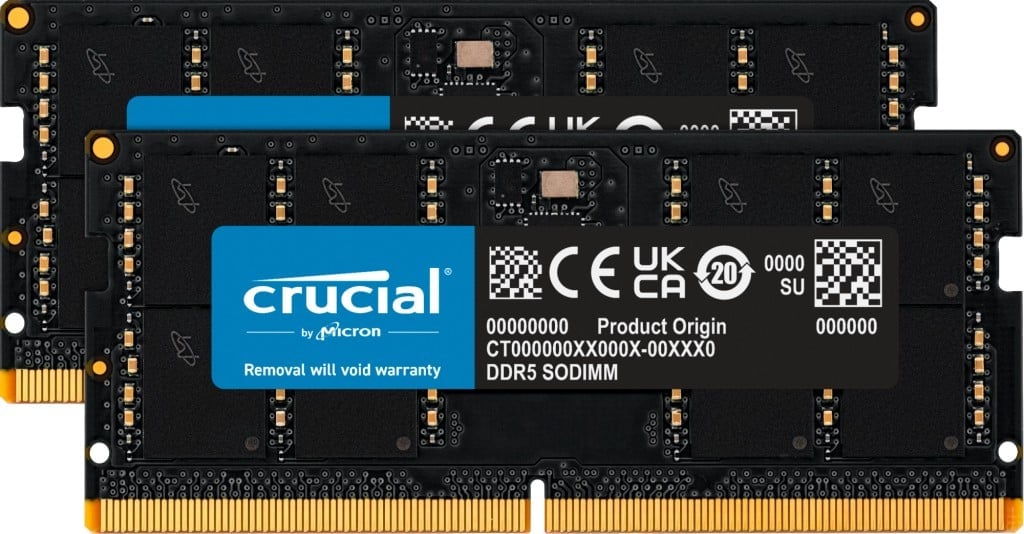 Crucial CT2K32G56C46S5 memory module 64 GB 2 x 32 GB DDR5