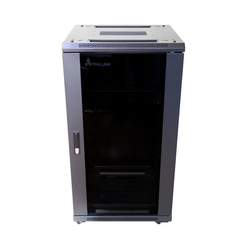 Extralink 22U 600×800 Black | Rackmount cabinet | standing