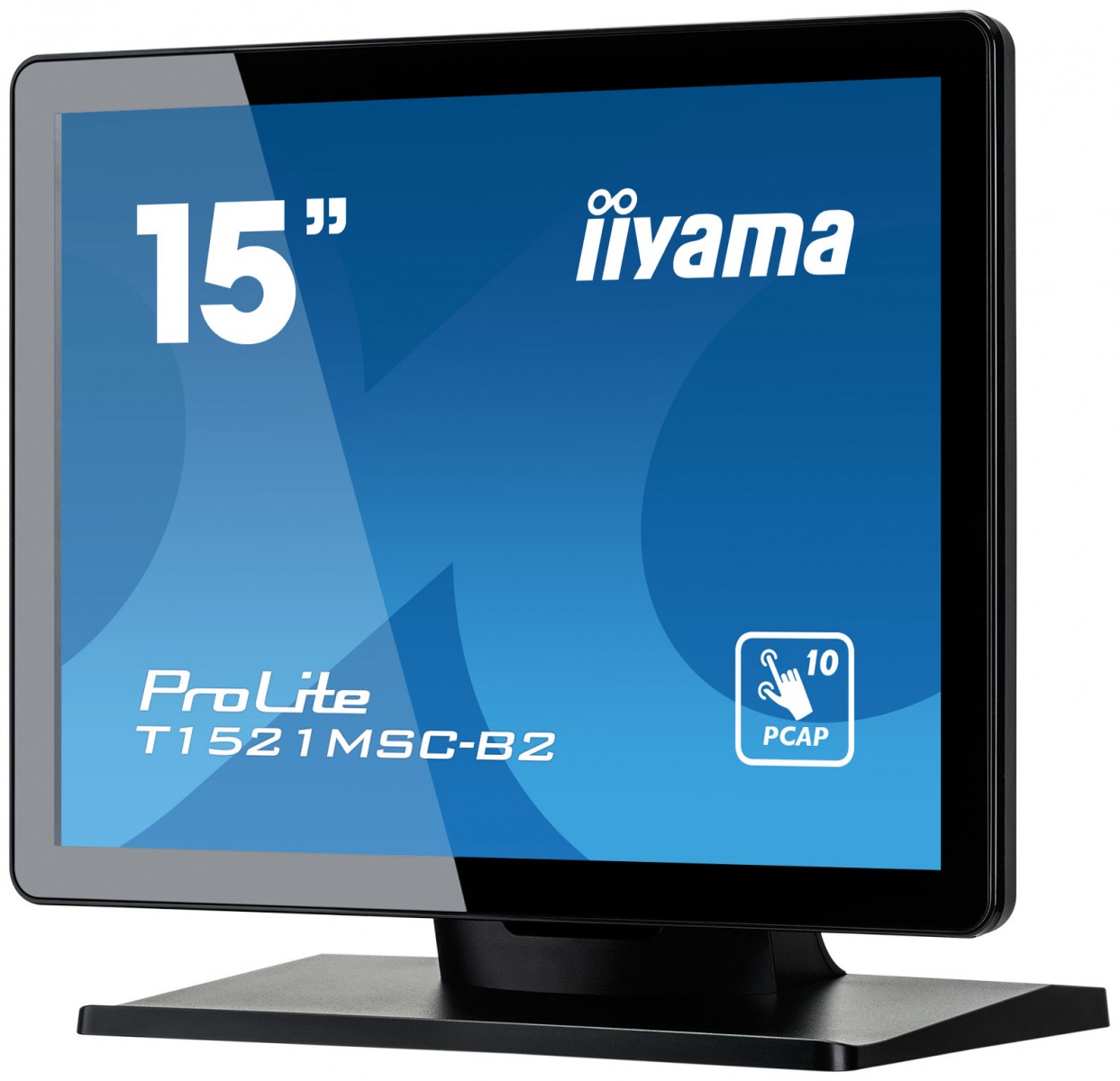 iiyama ProLite T1521MSC-B1 - LED monitor - 15" - touchscreen - 1024 x 768 @ 75 Hz - TN - 350 cd/m² - 800:1 - 8 ms - VGA - speakers - black - Slika 6
